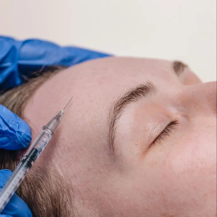 Forehead lines treatment