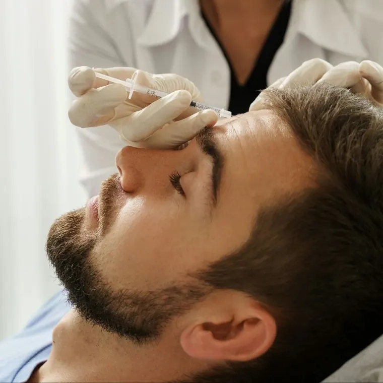 Frown lines treatment